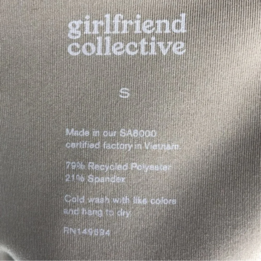 Girlfriend Collective Bike Short Limestone Small